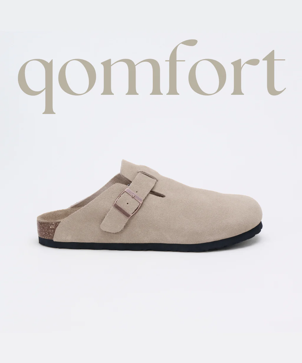 Premium Genuine Suede Clogs by Qomfort - Image 4