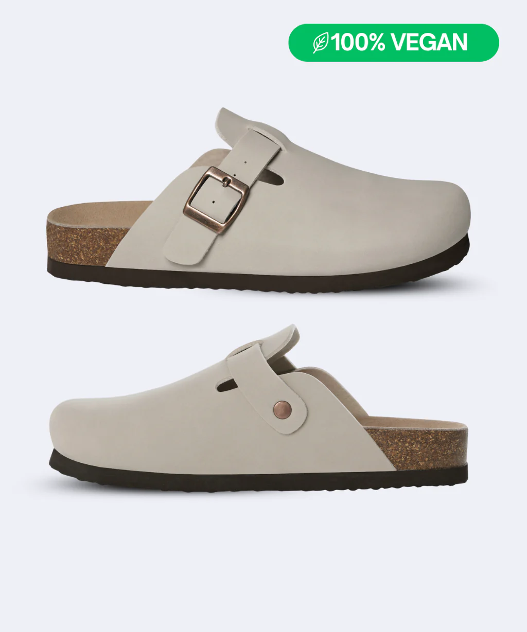 Smooth Vegan Leather Clogs by Qomfort - Image 3